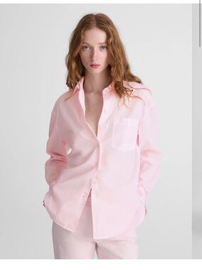 Madewell The Easy Shirt Pale Pink